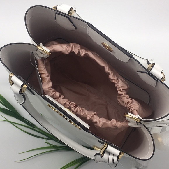 Michael Kors EDEN LG DRWSTRNG GRAB Bag Opt/ Blosso - Picture 3 of 8